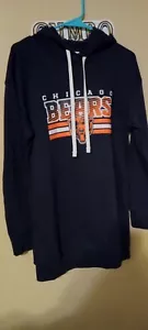 NFL Teens Apparel  Chicago Bears Sweatshirt Hoodie Blue Teen Girl’s Medium M 7/9 - Picture 1 of 11