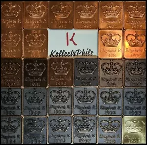 Proof Set Medaglie/Gettoni 1970 - 1999 Royal Mint UK - Scegli il tuo anno/i - Foto 1 di 33