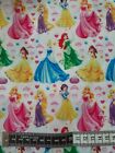 Disney Princess Fabric 1m x 1.4m Poly Cotton snow white Cinderella