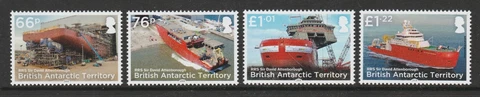 British Antarctic Territory 2018 RRS Sir David Attenborough set SG 762-765 Mnh Cover