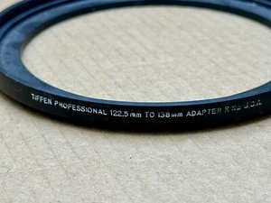 Tiffen Professional 122.5mm to 138mm Lens Filter Adapter Step-Up Ring USA - Picture 1 of 5