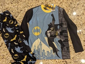 Batman Boys Long Sleeve Pajama Set, 2-Piece, Size 6/7 - Picture 1 of 16