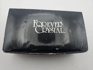 Kristallglas Blumenform Klar Rund Paar Kerzen-/Votivhalter Brandneu - Bild 1 von 4