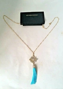 PC2678 DESIGNER INSPIRIERTE GOLDFARBENE METALLPERLEN EDELSTEIN KETTE HALSKETTE - Bild 1 von 1
