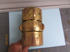 Vintage SFD 12-59 X-Trude Cast Brass 3" Fire Hose Connector By Eureka USA