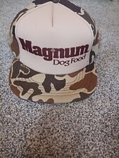 Vintage Camo Magnum Dog Food Snapback Hat