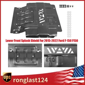 Lower Front Splash Shield For 2018-2022 Ford F-150 F150 Silver FL3Z-5D032-D HOT - Picture 1 of 17