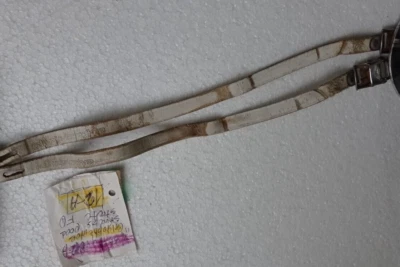 CHRISTOPHE WHITE LEATHER TOE STRAPS CINGHIOLI PUNTAPIEDI - Image 1 of 4