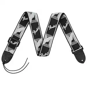 Fender Tracolla per chitarra monogrammata - Grigio - Foto 1 di 3
