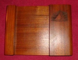 Beautiful Holyoke Ma. Genuine Black Walnut Desk Set - Picture 1 of 6
