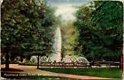 Fountain Cass Park Detroit Michigan 1910 Postcard Divided Posted 2507