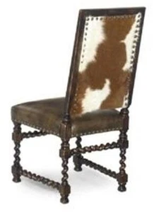 Elegant Antique Chestnut Conversation Chair - Picture 1 of 1