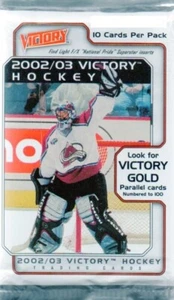 Sealed Pack 2002-03 Upper Deck Victory Hockey 10 Cards Per Pack 14 PACK LOT - Bild 1 von 1