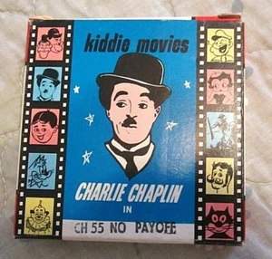 Vintage "Charlie Chaplin "CH55 No Payoff" 8mm film - Imagen 1 de 3