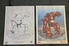 Lego Vip Hulkbuster Print - Colored And Blank & White