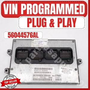 🌶️ VIN PROGRAMMED PLUG & PLAY ECM ECU 3.7L V6 JEEP LIBERTY 2005 56044576AL 🌶️ - Foto 1 di 7