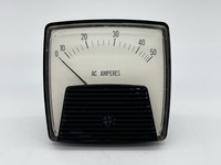 Details about / Vintage Amperes AC meter Model 433 0-5 25-500 Cycles