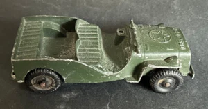 1940's - Tootsie Toy Green Army Jeep Diecast W-2017590 - Picture 1 of 6