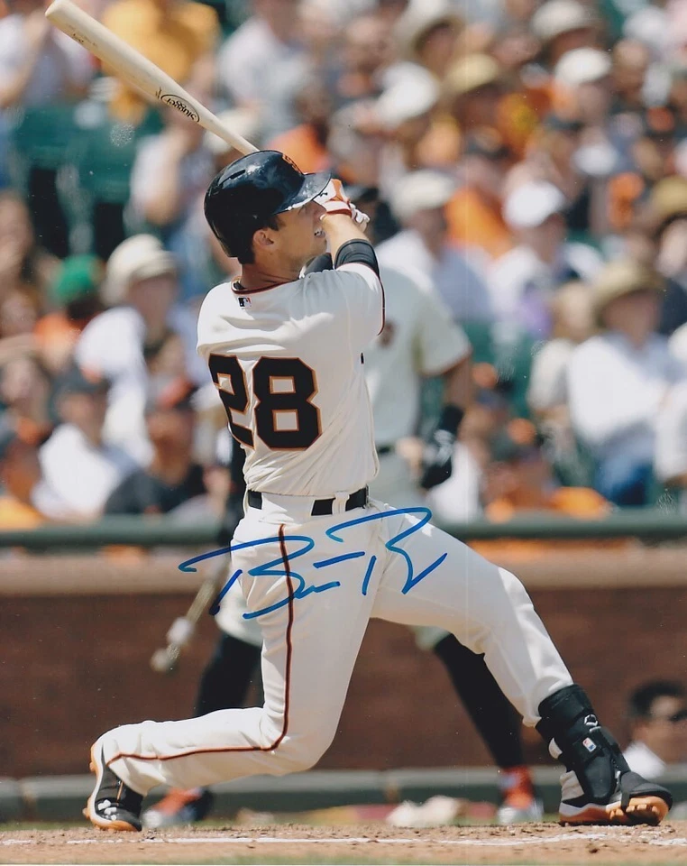 FOTO AUTÓGRAFA FIRMADA POR BUSTER POSEY 8X10 GIGANTES DE SAN FRANCISCO Foto 1 de 1
