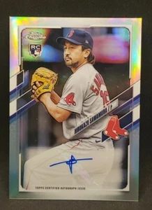 21 Topps Chrome Update Hirokazu Sawamura Refractor Auto RC #CUSA-HS ▪︎J242 - Picture 1 of 2