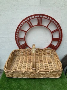 Vintage Wicker Bread Basket H157 - Picture 1 of 14