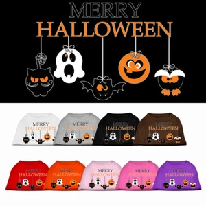 Merry Halloween Dog Shirt  Pet Clothing Halloween Apparel   - Picture 1 of 10