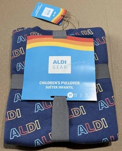 Aldi Gear Children’s Pullover - Blue With Logo - New With Tags - Size 3T - Picture 1 of 8