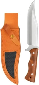 Handmade D2 Steel 14" Bowie Knife Leather Sheath Hunting Camping Christmas Gift - Picture 1 of 6