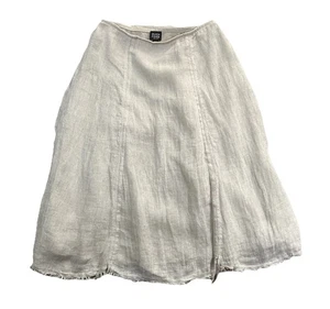 Eileen Fisher Skirt Curtain Cut Ivory Size PP - Picture 1 of 11
