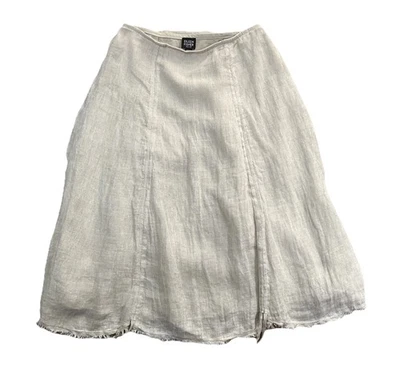 Eileen Fisher Skirt Curtain Cut Ivory Size PP - Image 1 of 4