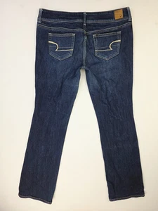 American Eagle Outfitters Stretch Größe 10 lang Damen 34" Schrittlänge schmale Stiefeljeans - Bild 1 von 12