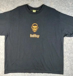 Vintage Halloween Bad Boy Center Graphic T-Shirt Black Grunge Skate 27x30.5 Y2K - Picture 1 of 9