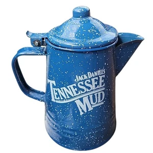 Jack Daniels Tennessee Schlamm blau gesprenkelt 10 1/2" Kaffeekanne - Bild 1 von 4