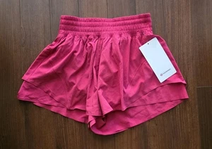 New Lululemon Shake It Out High Rise Short 2.5” Pink Dragonfruit Size XXS - Picture 1 of 4