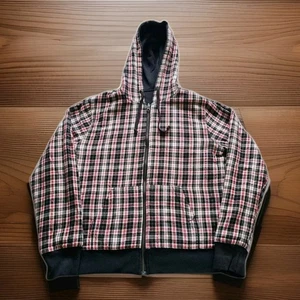 Walt Disney Hoodie Medium Black Reversible Jacket Mickey Mouse Y2K WDW - Picture 1 of 14