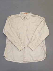 Dockers Mens Utility Shirt XL Beige Cotton - Picture 1 of 8