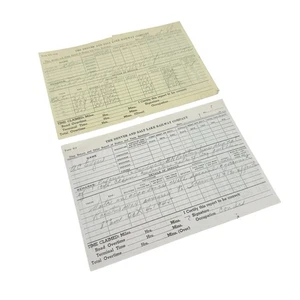 Original 1946 The Denver And Salt Lake Railway Co Time Return And Delay Reports - Picture 1 of 3