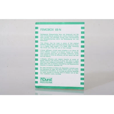 FEMOBOX 69N Dust Diffuser Plate for Laboratory 1200 - Glass - Image 1 of 2