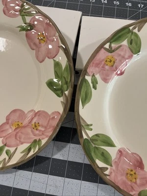 De colección Franciscan Desert Rose (2) Platos de Cena Hechos en Inglaterra Sello 1995 Foto 1 de 4