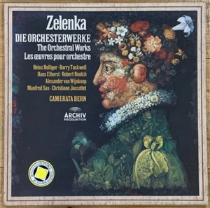 Signed by HEINZ HOLLIGER Zelenka Orchestral Works Orig Archiv 3LP Box 2723059 NM - Picture 1 of 5