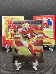 2020 Panini Chronicles Rookie Card Brandon Aiyuk Pink Parallel + 2 Base RC 49ers