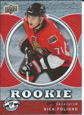 2007-08 Upper Deck Hockey Mini Jersey Collection NICK FOLIGNO #134 Rookie Card