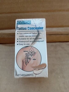 Tattoo Cover Up, Tattoo Concealer Makeup, 2 Colors waterproof concealer - Picture 1 of 1