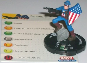 Capitán América 001 Avengers HeroClix - Imagen 1 de 1