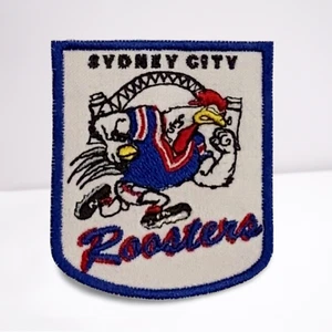 SYDNEY CITY ROOSTERS Embroidered Patch Badge - Adhesive backing - Iron / Sew - Picture 1 of 3
