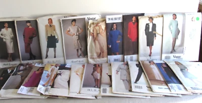 Lote de 40+ patrones de costura Vogue costura/diseñadores/ Foto 1 de 4