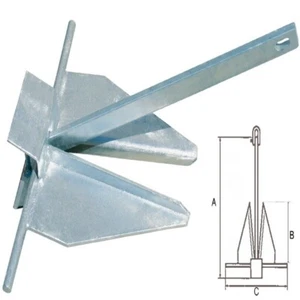 ANCORA SABBIA KG 4 ACCIAIO ZINCATO ACCESSORI NAUTICA - Imagen 1 de 1