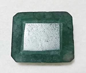 Lab-Created Green Emerald 22.45 CT Emerald Cut EGL Loose Gemstone 5ARM - Picture 1 of 4