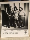 Very early David Lee Roth EDDIE VAN HALEN 8x10 photo - TOO COOL! Guitar 🎶