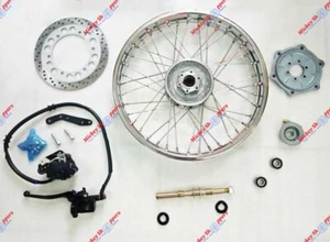 Royal Enfield Complete Front Wheel Disc Brake Model With Disc Brake Kit Assembly - Bild 1 von 3